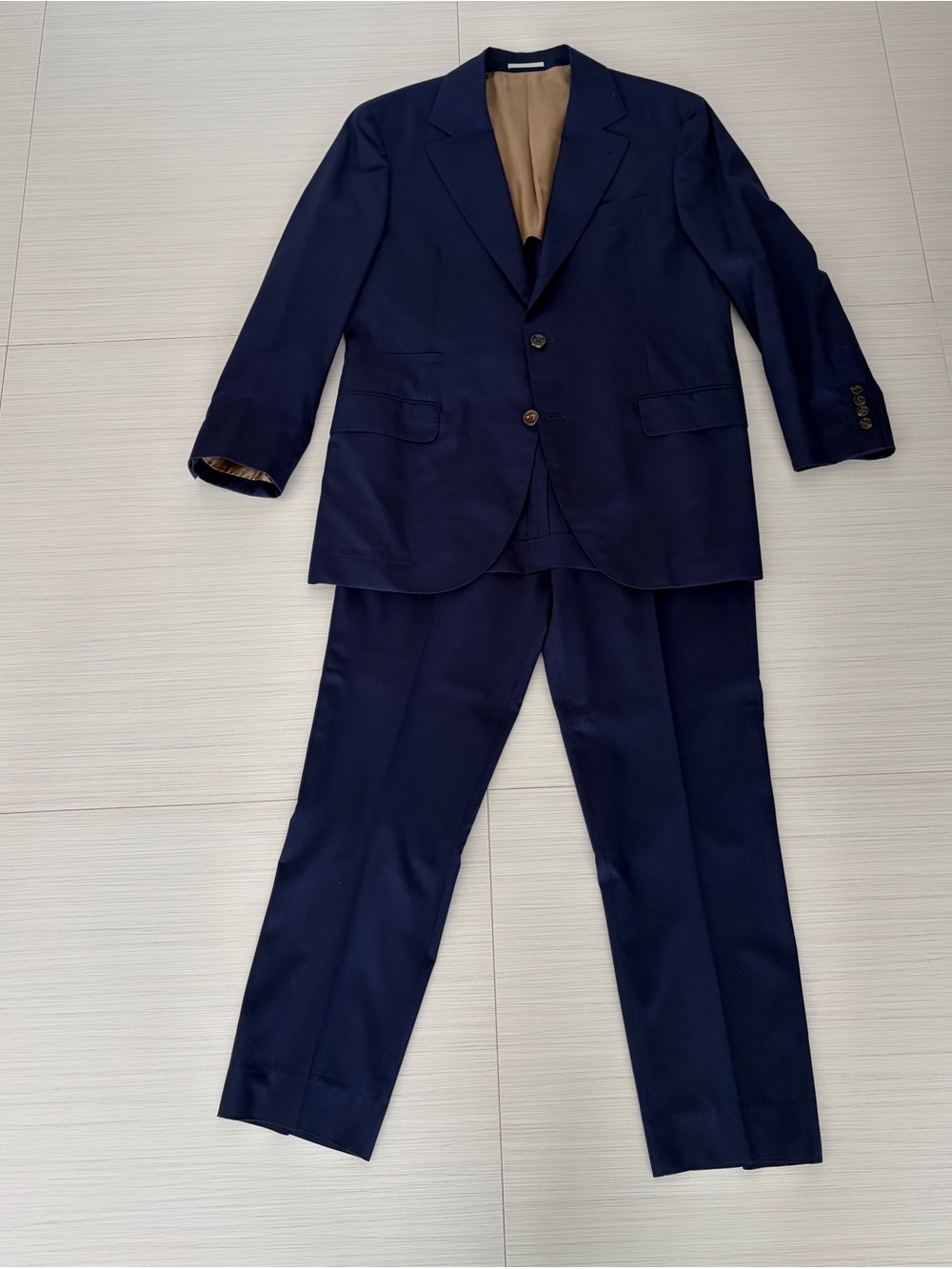 Brunello Cucinelli Dark Navy Two-Piece Suit